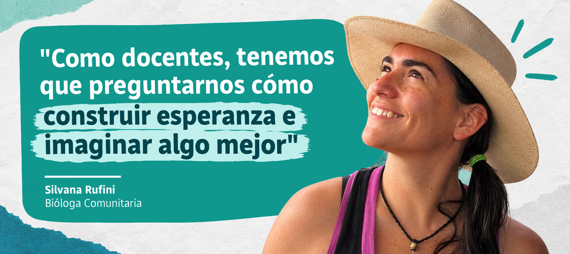 Entrevista a Silvana Rufini, bióloga comunitaria.